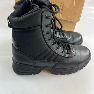 Wideway Men’s 8 Inch Tactical Work Boots Size 12